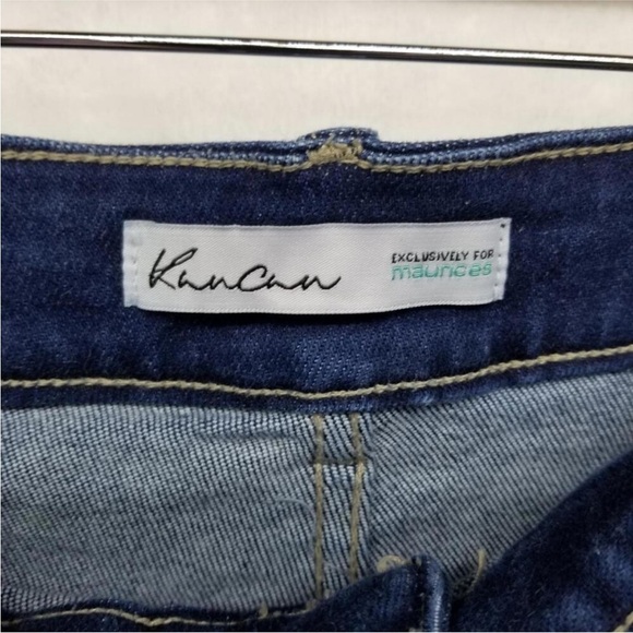 Kancan Maurices Highrise Buttonfly Cropped Jeans 22 Plus Size Denim Jean - Picture 3 of 9